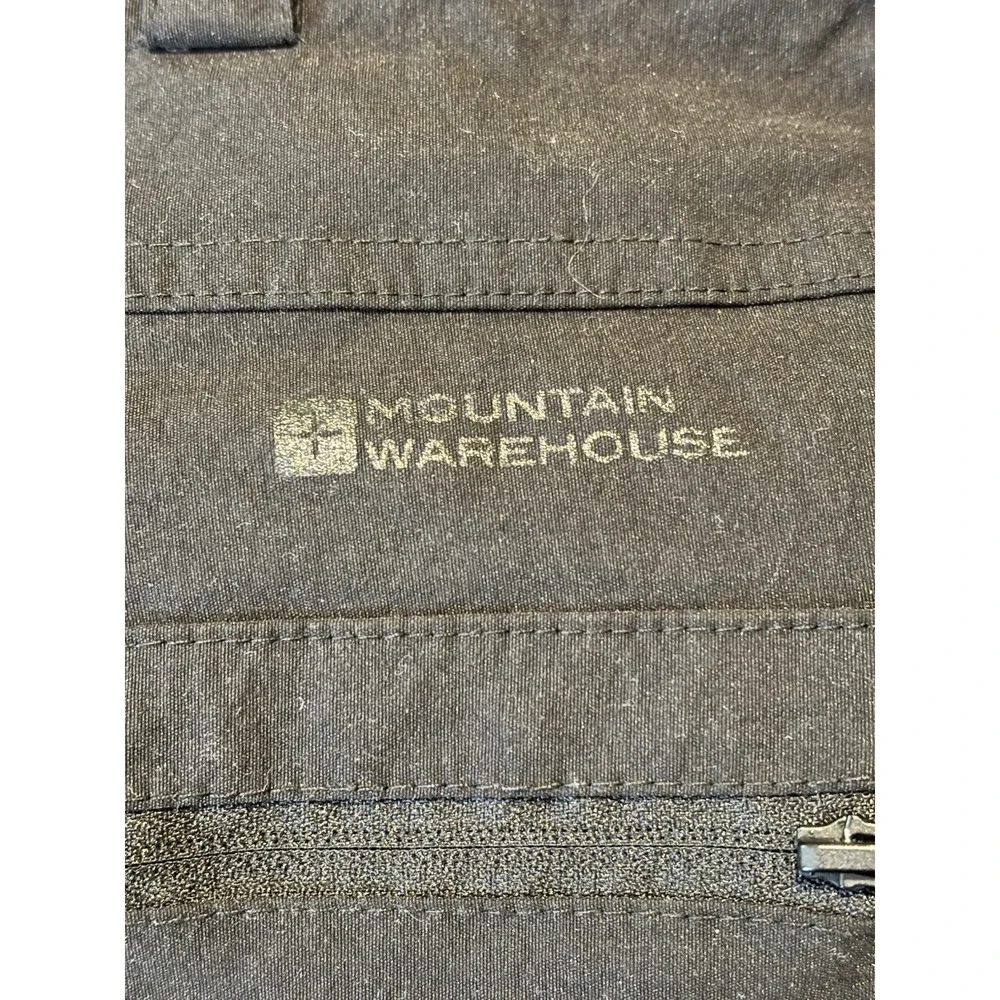 MOUNTAIN WAREHOUSE Mens 40x30.5‎ Straight Cargo Pants Black Stretch Gorpcore